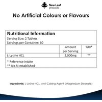 New Leaf L-Lysine Tablets 